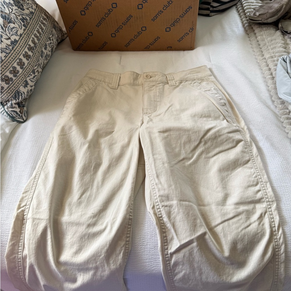 Cream Cargo CHINO Pants. NEVER WORN